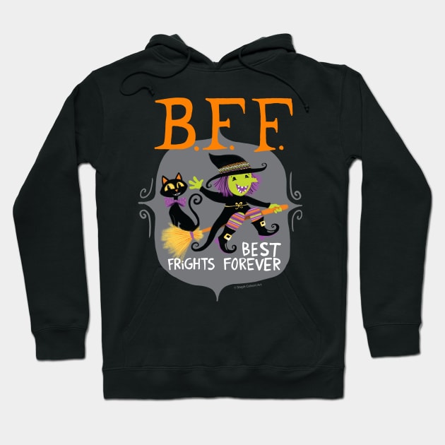 Bff Hoodie by Steph Calvert Art